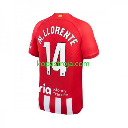Billiga Fotbollströjor Atlético Madrid 2 Marcos Llorente 14 Hemma tröja 2023/24 Kortärmad
